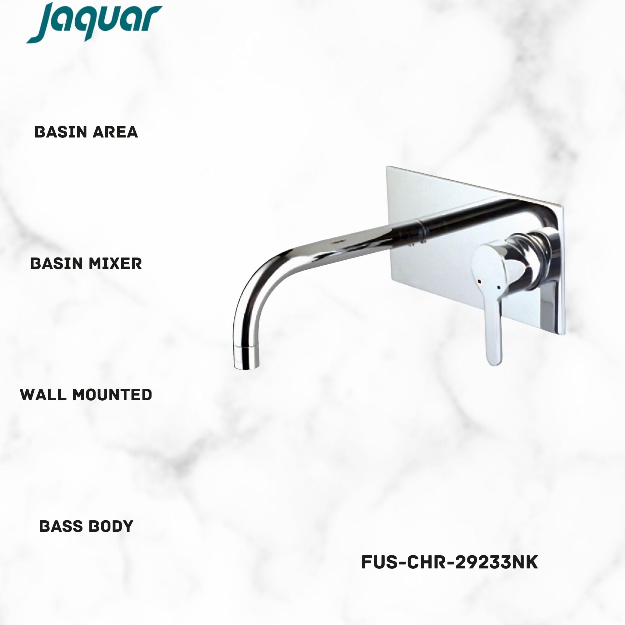 JAQUAR Fusion Series Wall Mounted HOT and Cold Basin Mixer/TAP