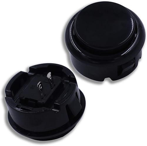 Miniatura 7 de SJJX DIY Arcade Game Button and Joystick Controller Kit para Rapsberry Pi y Windows, joystick de 5 pines y 10 botones pulsadores 822a08 mezcla blanco