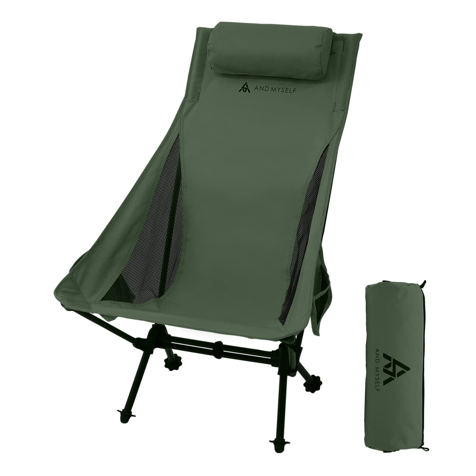 AND MYSELF アウトドアクッション オリーブグリーン、ベージュ四個セット Amazon.co.jp: AND MYSELF アウトドア チェア キャンプ アウトドア