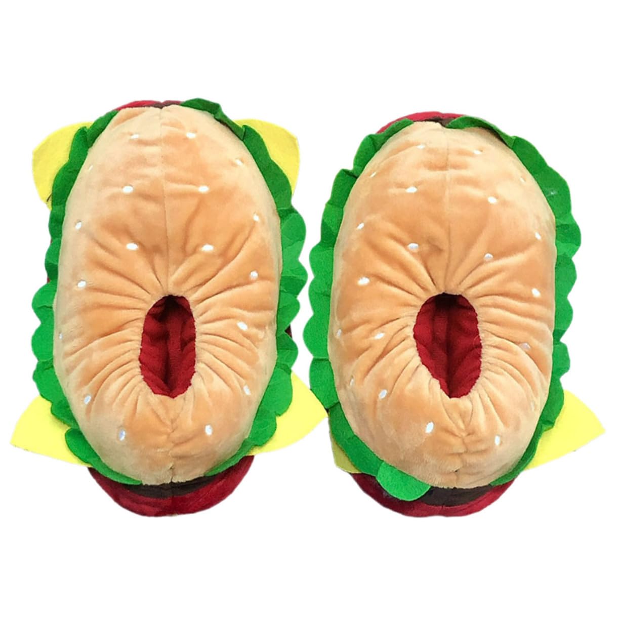 Hemobllo Pantuflas de Hamburguesa para Interior Talla 38, 1 Par, Tela