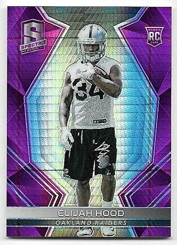 2017 Panini Spectra Neon Pink Rookie Challenge the lowest price of Japan ☆ Hood Elijah #128 #01 15 Max 62% OFF