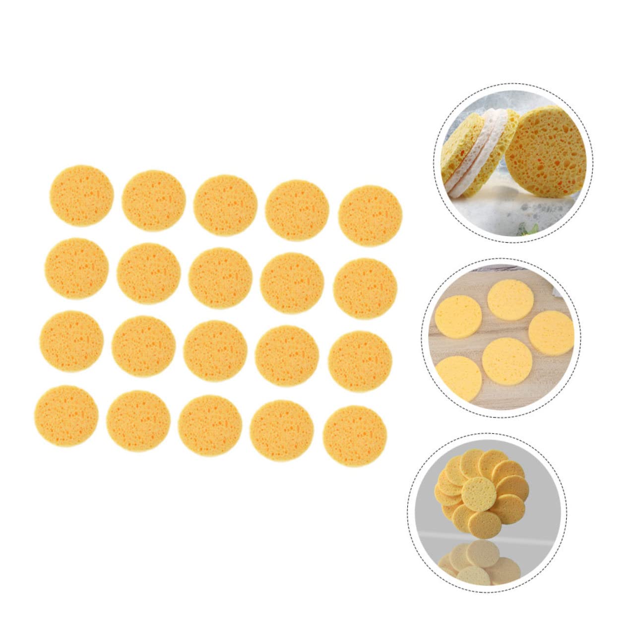 GALPADA 100stücke Puderquasten Für Make-up-entfernung Gesichtsschwämmchen Aus Premium-material Kosmetikpads Für Hautpflege Make-up-entfernungsschwämmchen Zur Einfachen Reinigung