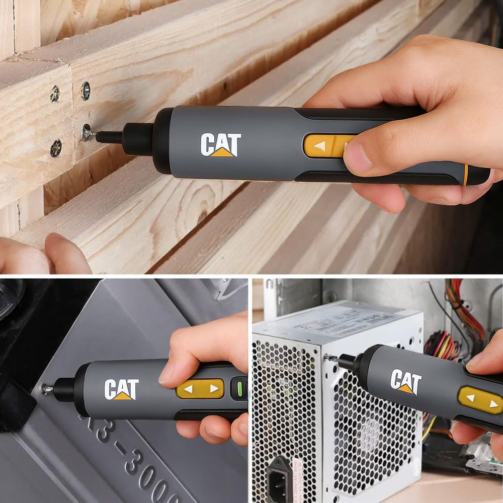 CAT DX1110 - Destornillador inalámbrico inteligente (3,6 V/1,5 Ah Li-ion + 26 puntas
