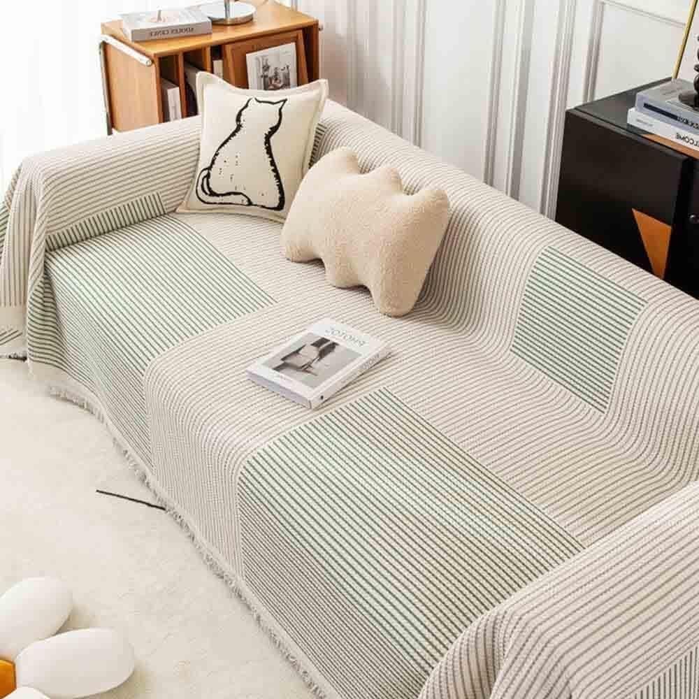 Jvfbjlf One Color Machine-Washable Breathable Sofa Cover Soft And Elegant Home Décor