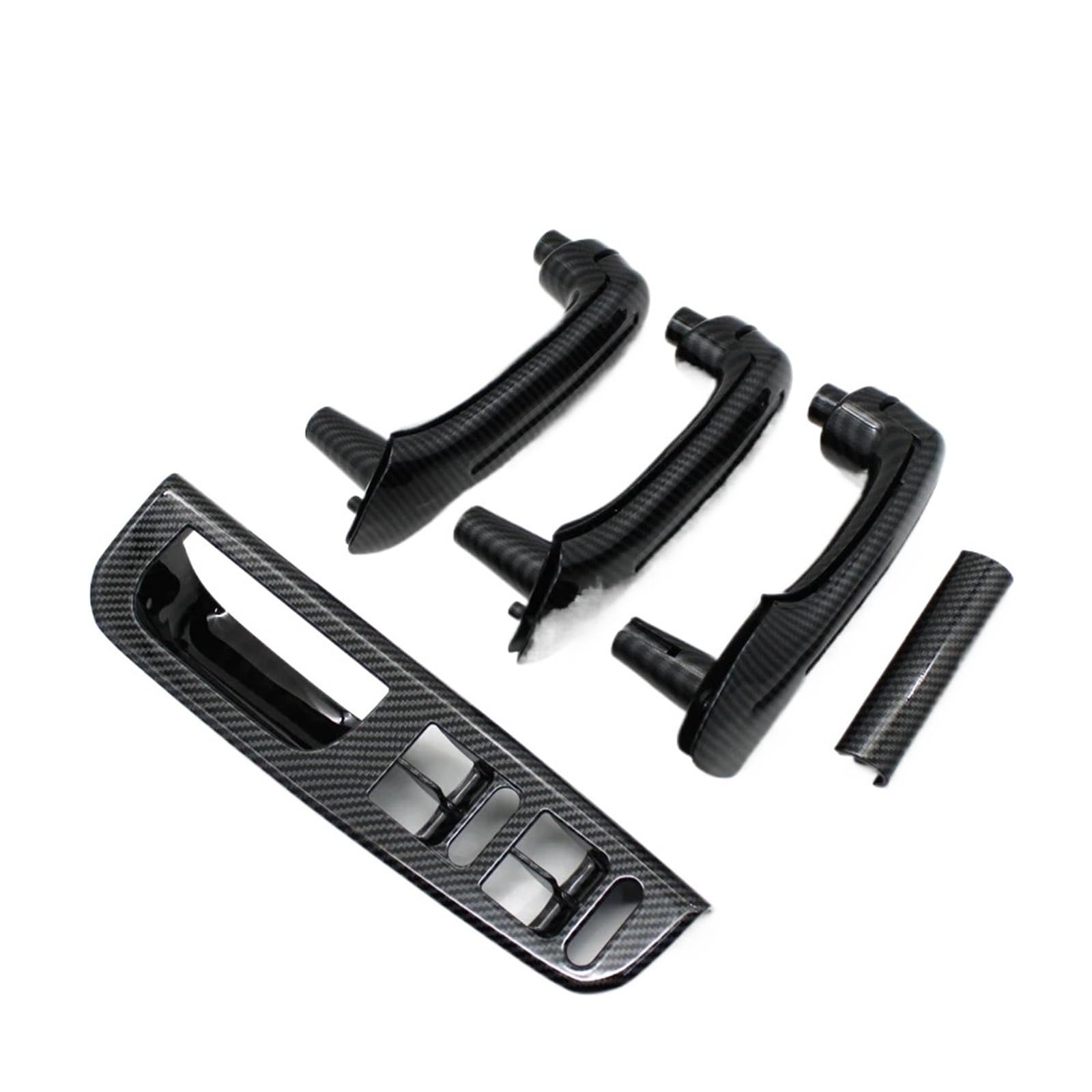 Hjtedhe Carbon For Jetta Mk4 1999-2004 Car Interior Passenger Door Pull Handle Accessories Interior Door Handle Pull Trim(Carbon)