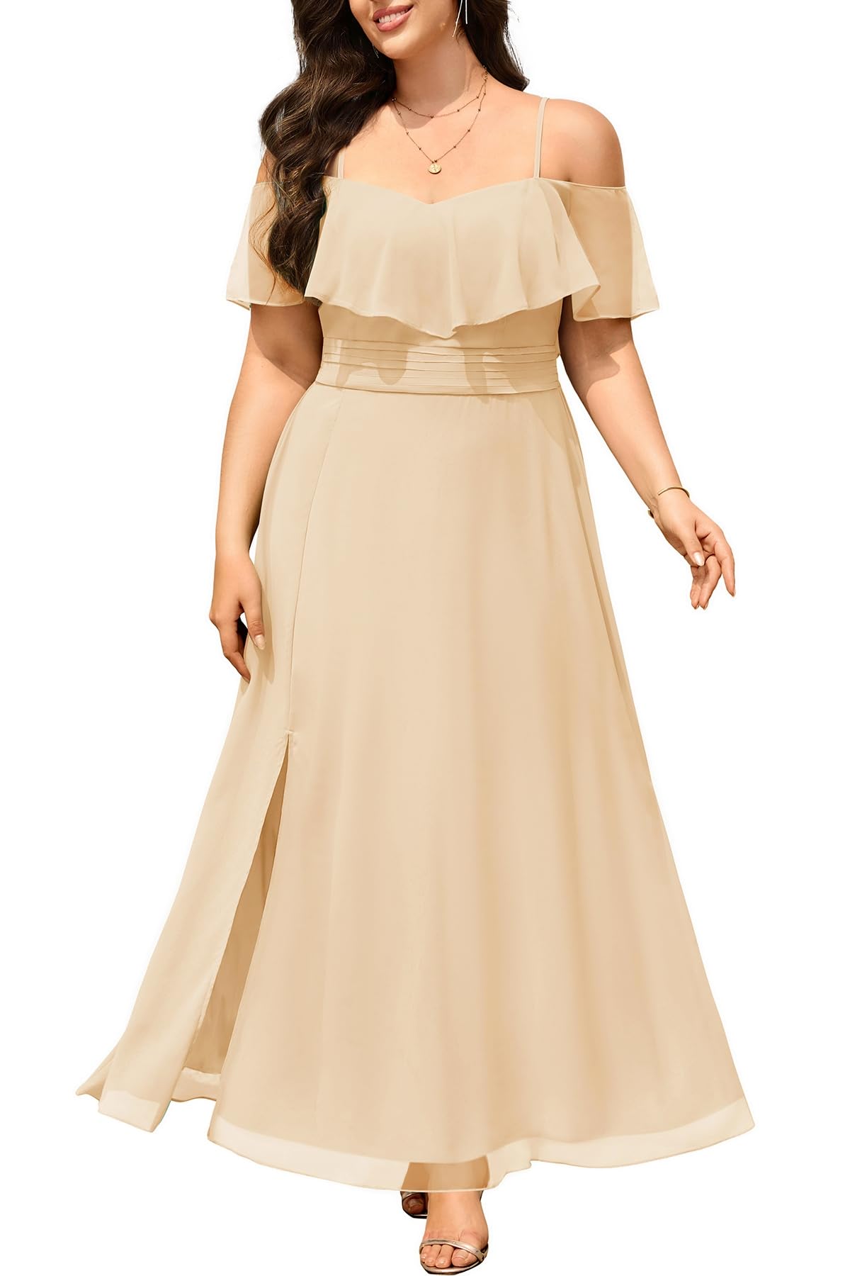 Pinup Fashion Off Shoulder Formal Plus Size