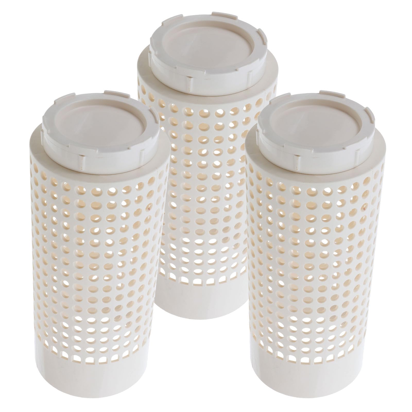 3 Pezzi Compostiera Sotterranea per Lombrichi da Giardino Coperchio