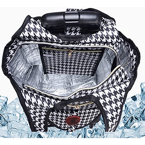 OVAST Einkaufswagen Faltbarer Einkaufswagen, Isolierung, Einkaufstasche, Lebensmittelwagen für Reisen, Urlaub, Camping… – Bild 7