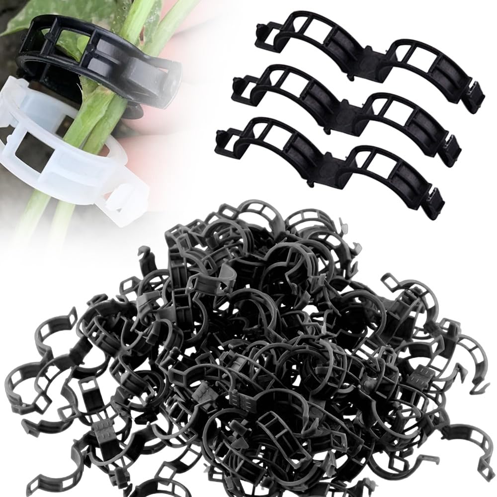 Plant Support Clips 2026 Upgraded Tomato Plant Clips for Climbing Plants Reusable Plastic Garden Clip for Grape Cucumber