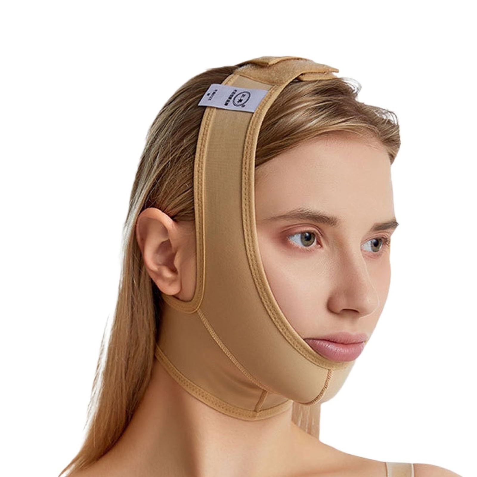 Cintura Tonificante per il Viso da Donna Cintura Snellente per il Doppio Mento Indumento Compressivo Post-liposuzione Fascia Facciale