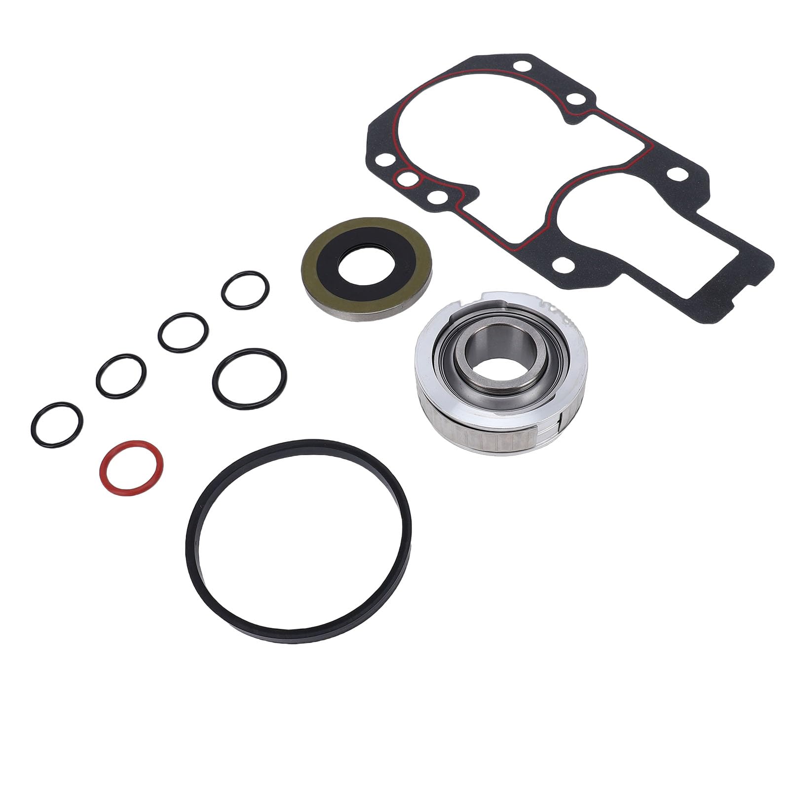 Generic Kit Guarnizioni Cuscinetto Giunto Universale 27 di Ricambio, Migliora le Prestazioni per Mercruiser, 7 O-ring Inclusi