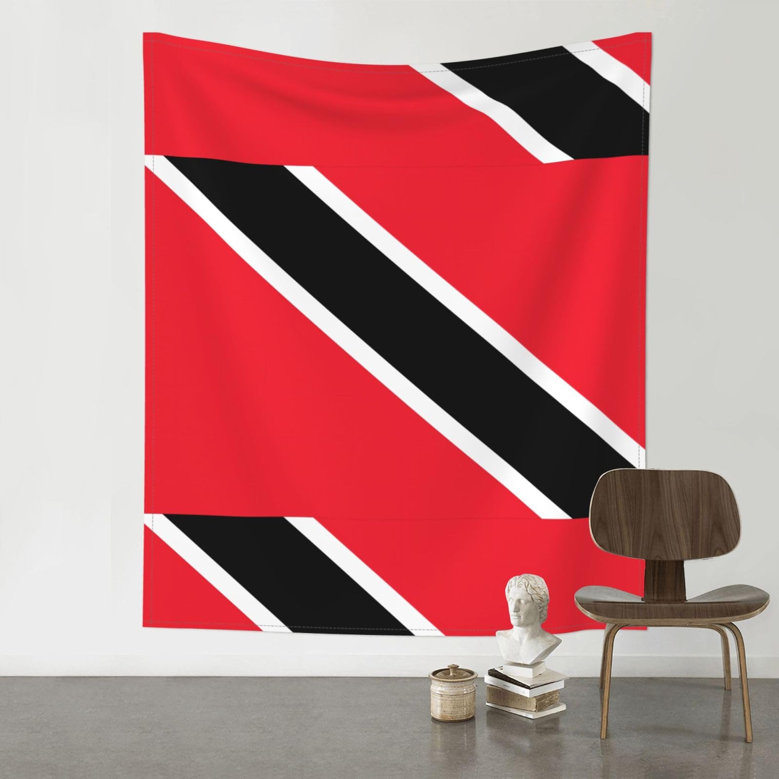 YYHHAOFA Flag of Trinidad and Tobago Prints 60x51in Wall Tapestry Boho Chic Dorm Decor & Beach Throw Blanket