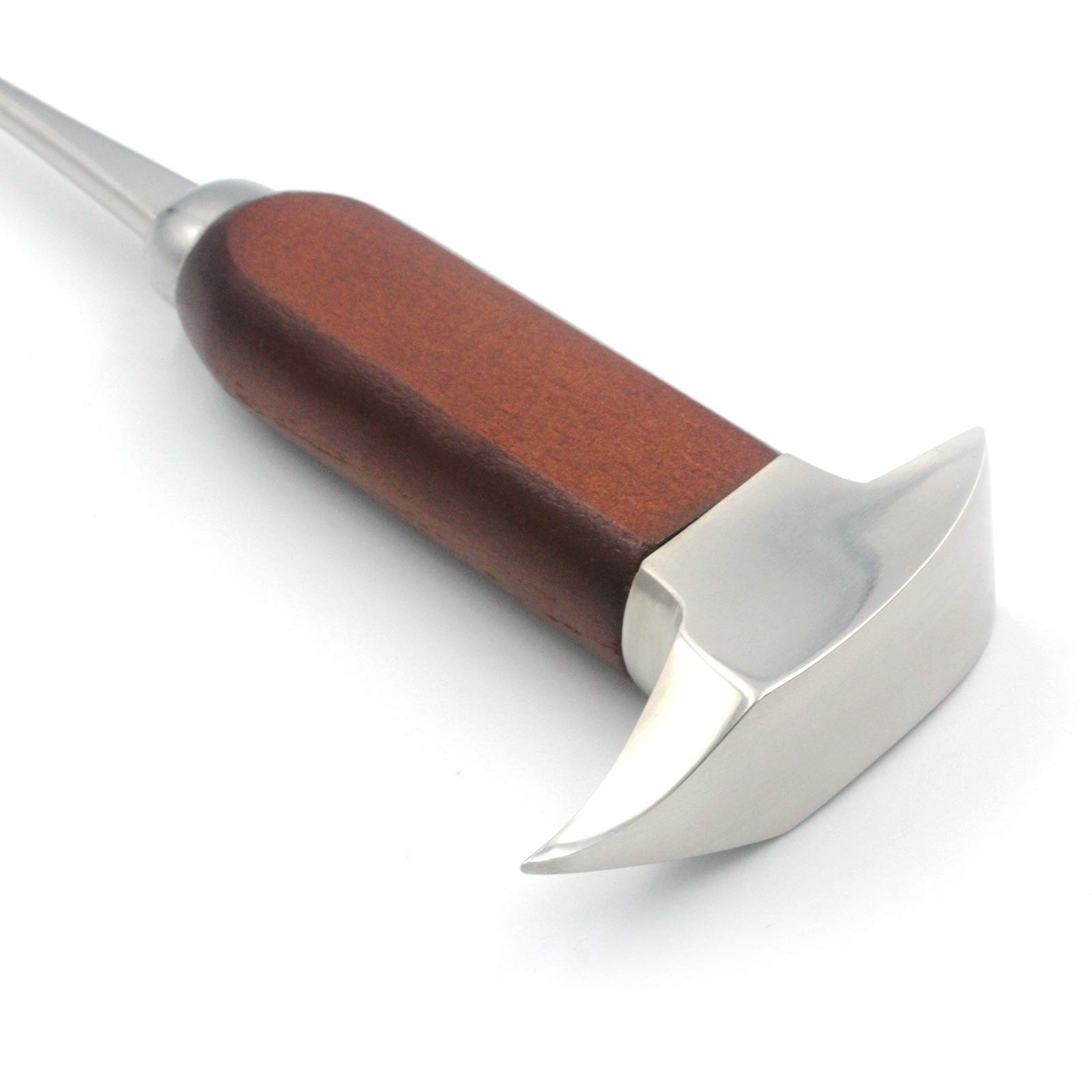 Ice Pick Stainless Steel, Ice Picks for Breaking Ice, Ice Pick with Wood Handle, Ice Picks for Kitchen, Bars, Bartender, Best Ice Carving Tools (short)