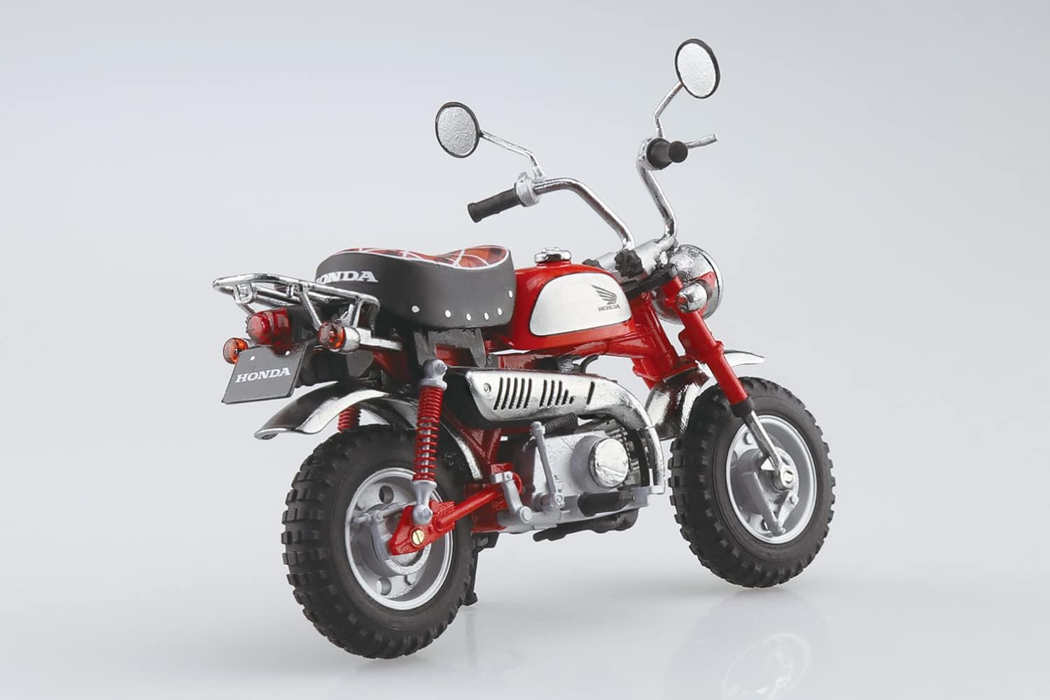 Aoshima Honda Monkey Limited Monza Red 1:12 Scale Diecast Bike
