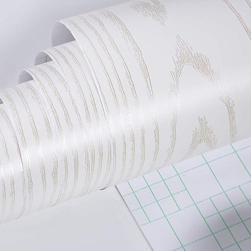 Miniatura 8 de Oxdigi Papel de contacto de madera de 23.6 x 196 pulgadas para gabinetes, impermeable, despegar y pegar, para encimeras de cocina, papel adhesivo