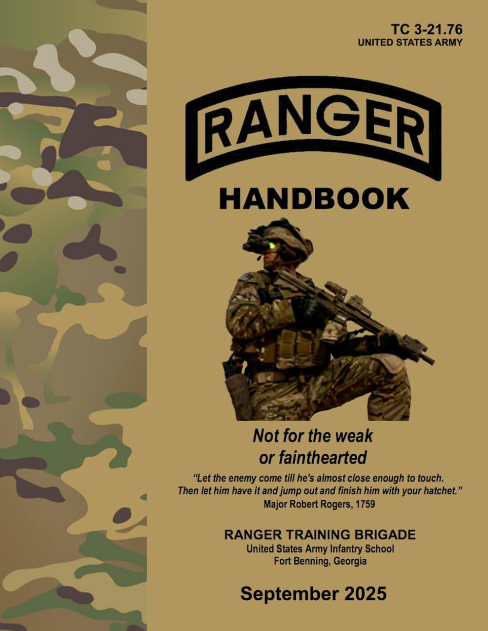 Ranger Handbook: TC 3.21-76, Sept 2025 Edition