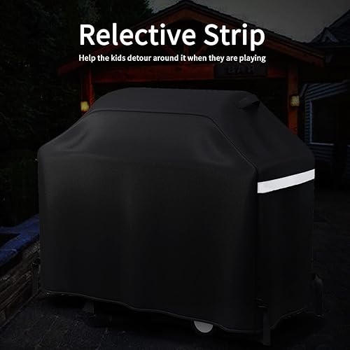 Miniatura 8 de Grisun Funda para parrilla de 55 pulgadas, cubierta de parrilla de gas para Nexgrill, Expert Grill, Weber, Charbroil, Dyna-Glo, Monument y más,