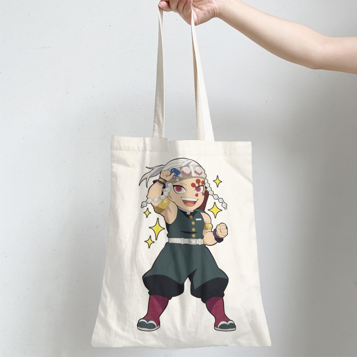 Amazon.co.jp: キャンバストート 鬼滅の刃 音柱 宇髄天元 トートバッグ