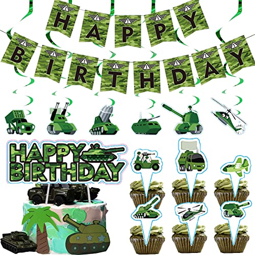 BESTZY Set di Palloncini Mimetici Verde Militare