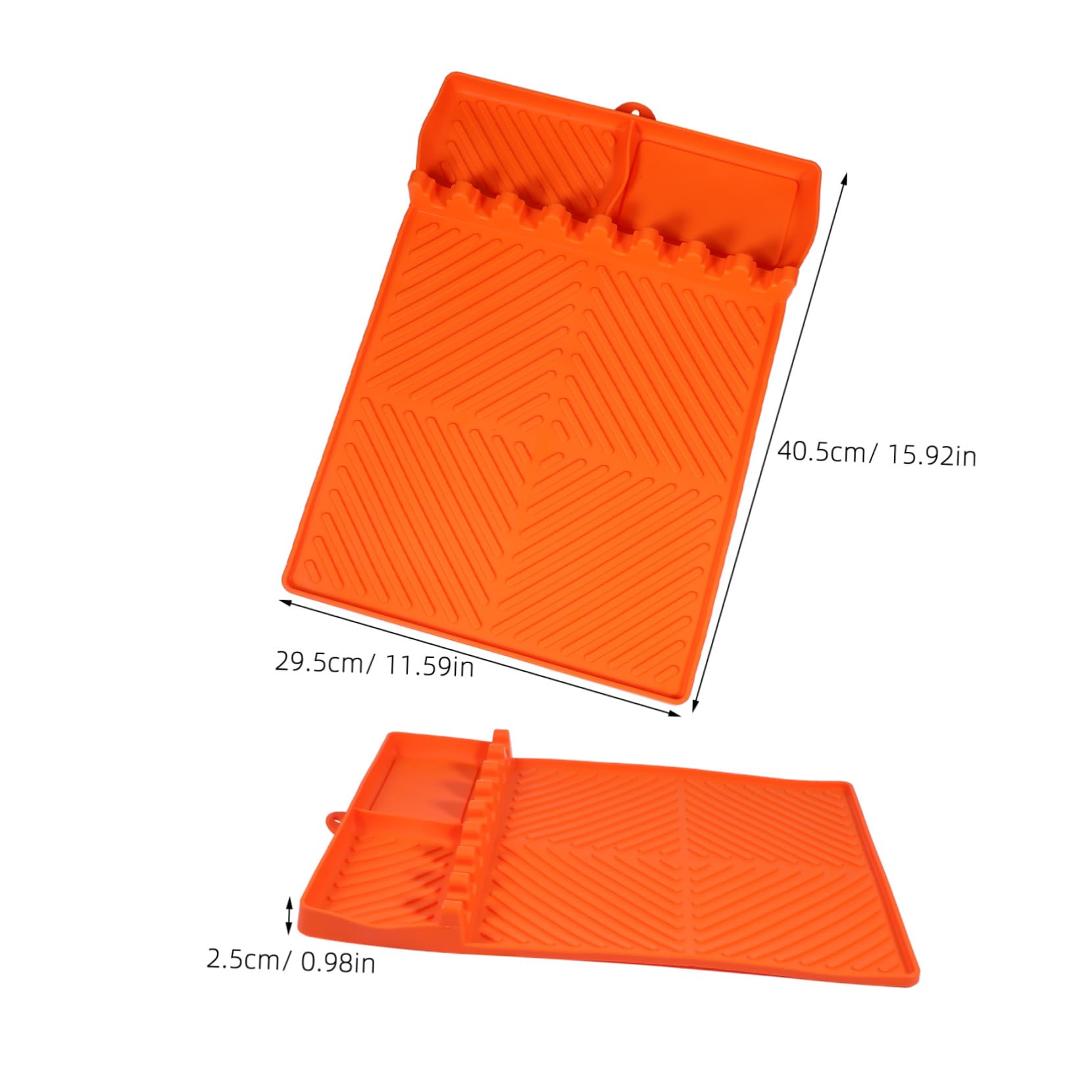 IWOWHERO Griddle Tools Mat Silicone Griddle Cover Mat BBQ Tools Storage Mat Non Slip for Easy Cleaning