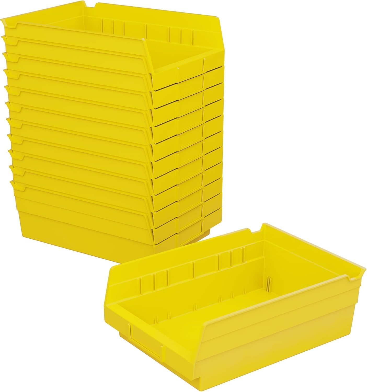 Amazon.com: Akro-Mils 30150 Plastic Shelf Bins, Heavy Duty Storage