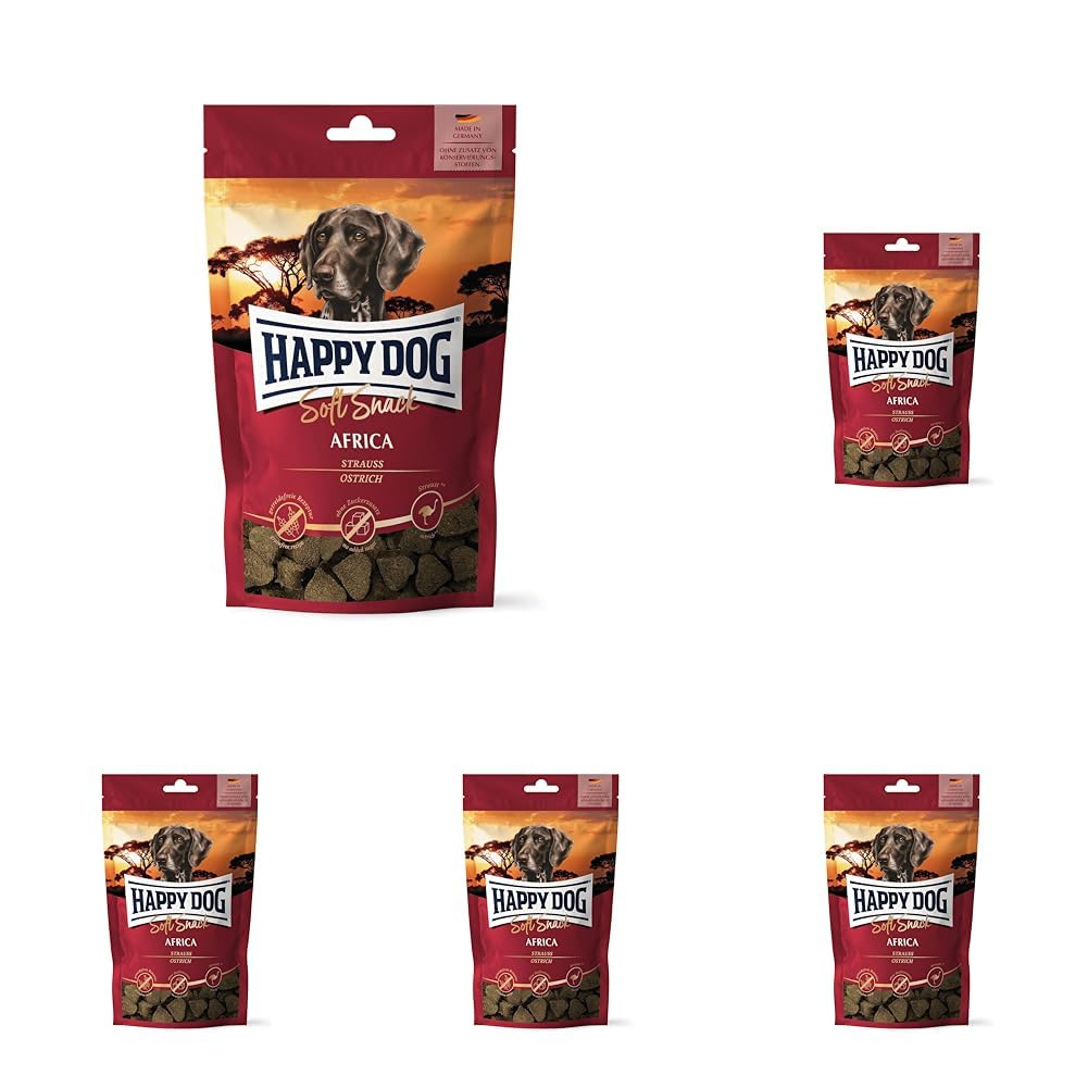 Happy Dog SoftSnack Africa, 100 g (Packung mit 5)