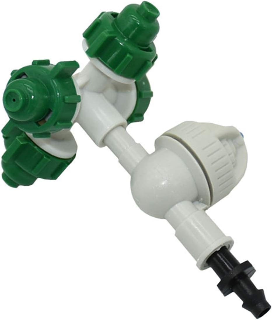 いよいよ人気ブランド ガーデンホースコネクタ 温室吊り下げ式反滴下スプレーノズル霧化ノズル霧化水スプレードリップ灌漑40セット Color