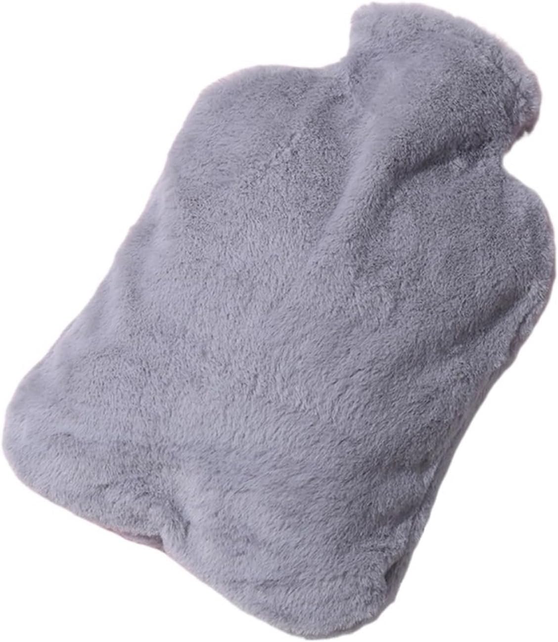 Hot Water Bag Hot Water Bottle 1000/2000ml Large Hot Water Bag Removable Hot Water Bottles Reusable Hand Warmer Cloth Cover Cute Girl Winter Rubber Hot Water Bottle (Color : Light Pink 2000ML)