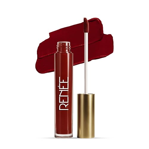 RENEE Sindoor - Maroon | Highly Pigmented | Matte Finish | Sponge-Tip Applicator | Water-Resistant | Smudge-Proof | Lightweight & Long-Lasting | Travel Friendly | 4.5ml