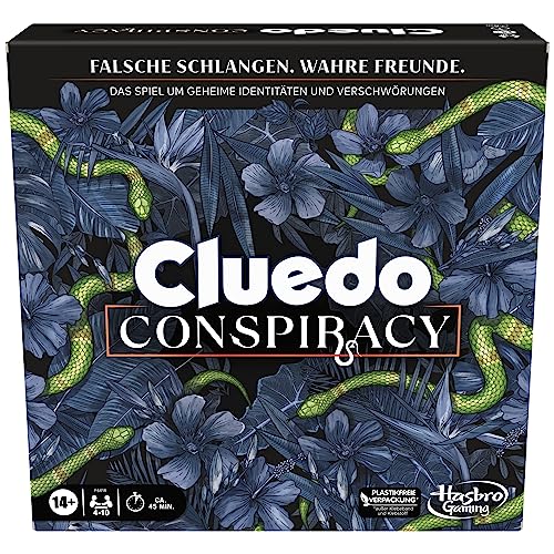 Hasbro Gaming Cluedo Conspiracy Brettspiel f&uuml;r Erwachsene und Jugendliche, deutsche Version des Mystery Games, f&uuml;r 4-10 Spieler und ab 14 Jahren