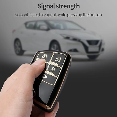 Miniatura 5 de para Chevrolet Llavero de Llave con Funda Compatible con 2021-2025 GMC Silverado Sierra 1500 2500HD 3500HD, Funda de Llave Inteligente de 5 Botones