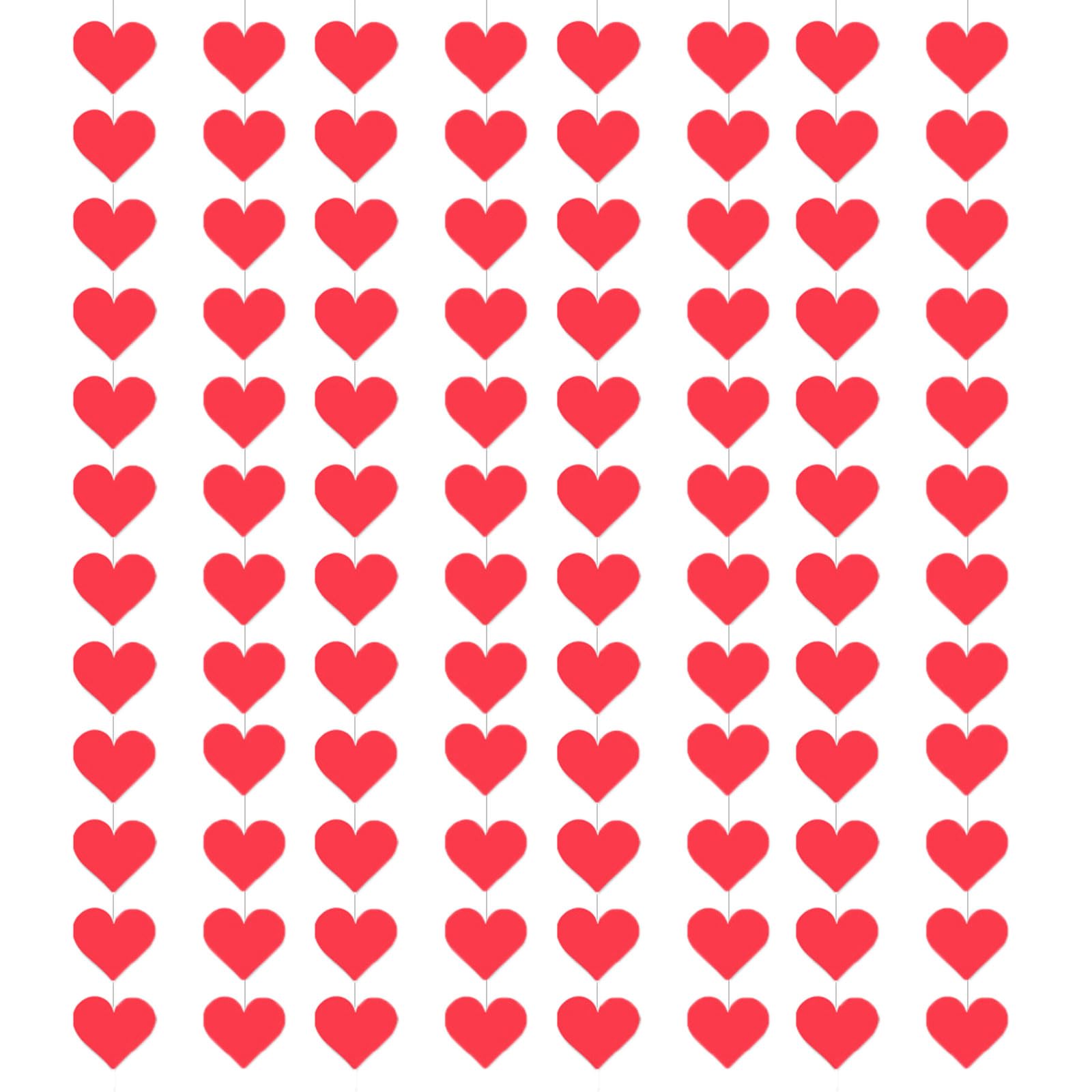 Xjdzineq 8Pcs Valentine ' s Day Hanging Swirls Delicate Valentine ' s Day Hanging Swirls Elegant Heart Streamers for Parties Party Ceiling Spirals