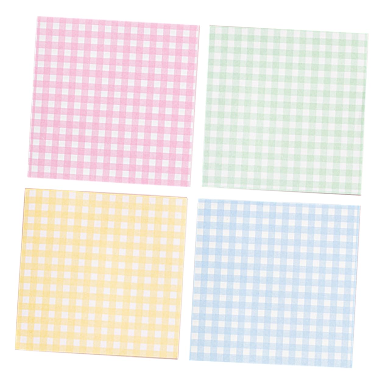 DOITOOL 4packs Memo Pads Note Pads Portable Writing Grid for Boys and Girls Office School