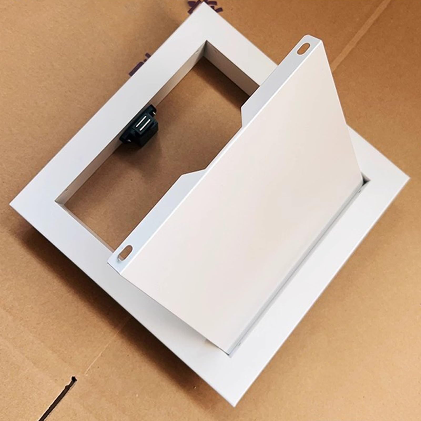 Magnetisches Inspekt-Panel für Trockenbau und Decke, Metall-Zugangstür, einfacher Zugang zu Sanitärinstallationen, weiße Ren-Abdeckung, 30 x 55 cm, sicher