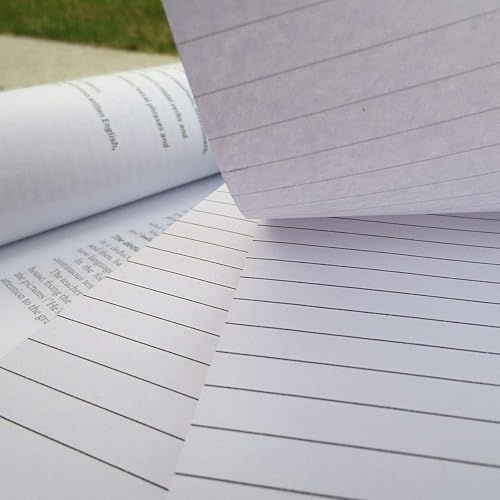 Miniatura 5 de Notas adhesivas grandes de color blanco de 6 x 8 pulgadas, 6 blocs de 50 hojas por bloc, bloc de notas autoadhesivas forradas para oficina y