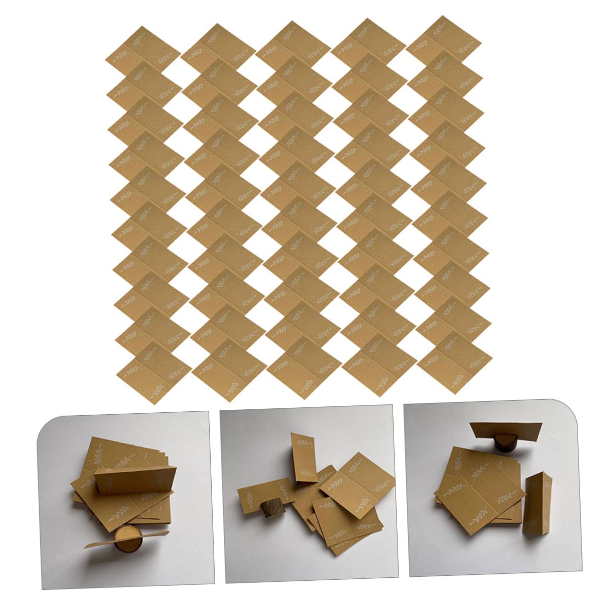 POPETPOP 150stücke Platzkarten Kraftpapier Für Hochzeiten Und Blanko Namenskarten Für Tischdekoration Beschriften Und Organisieren Von Sitzplätzen