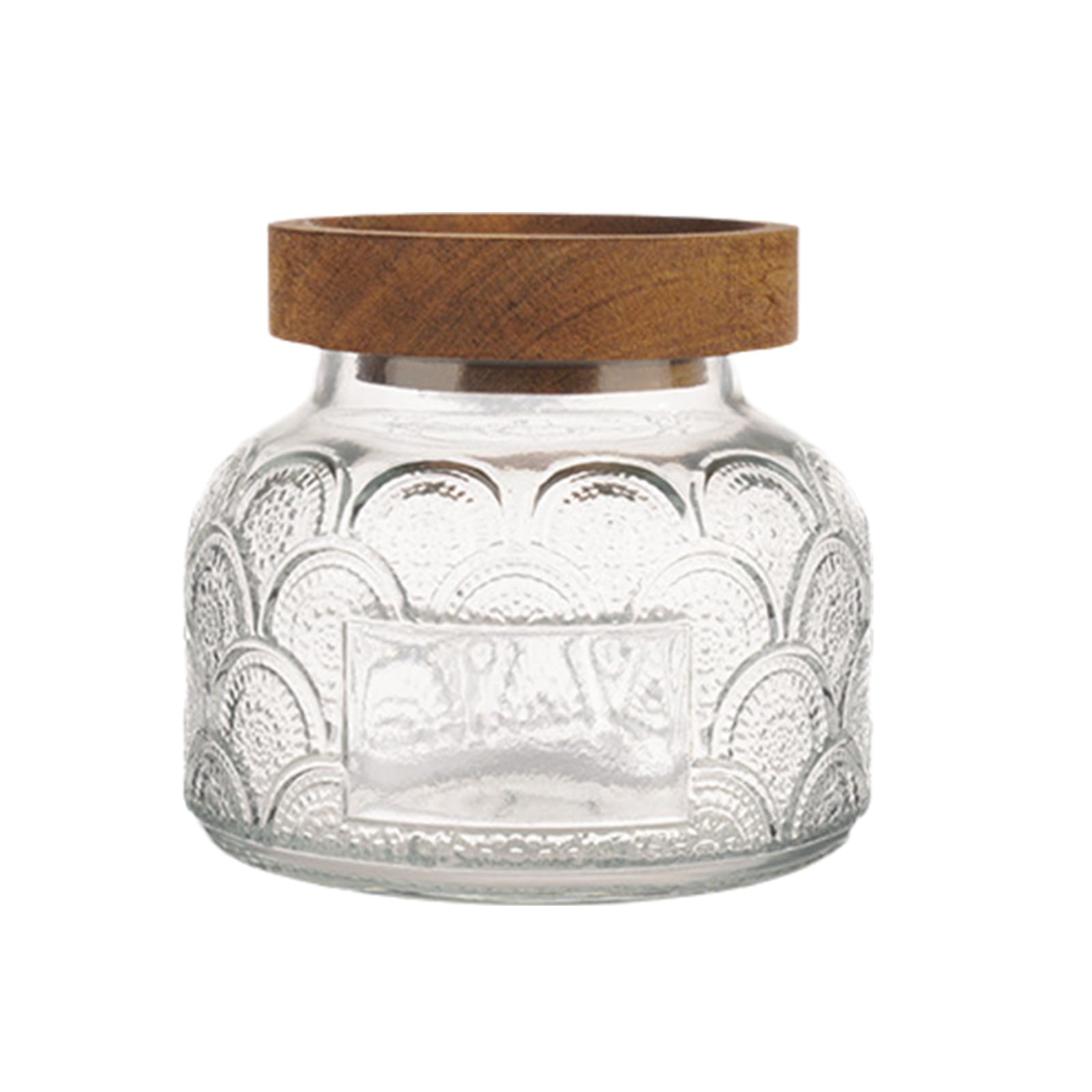 YROHGKPN Practical Glass Storage Solution Canister Space Saving Glass Storage Canister for Snacks Grains and Bathroom Essential Home Organization Jar