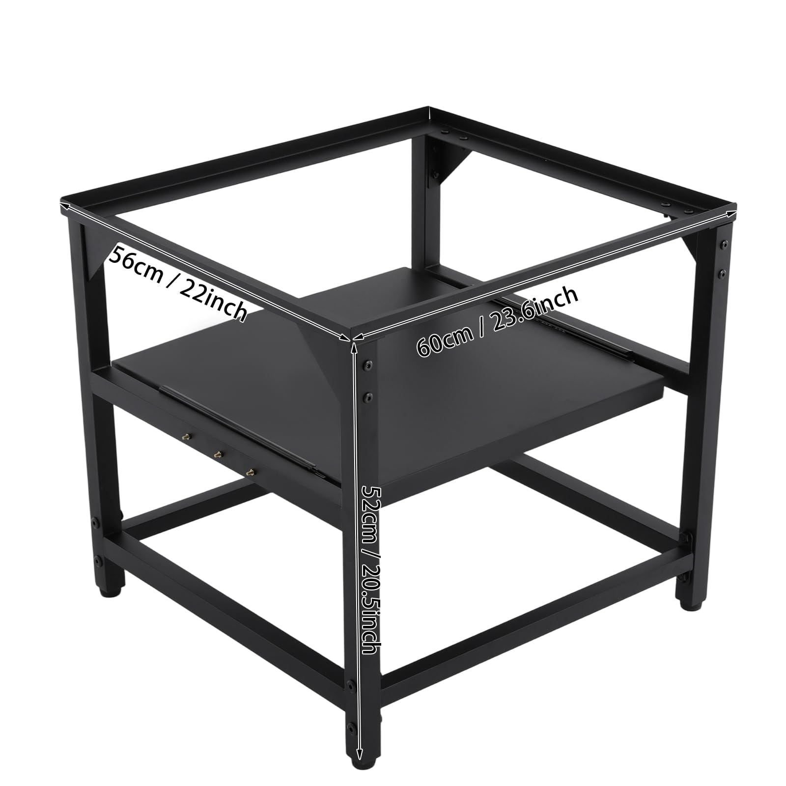 Soporte para lavadora, pedestal de metal con gran capacidad de carga de hasta 150 kg, práctica bandeja para accesorios para lavadora, secadora y nevera
