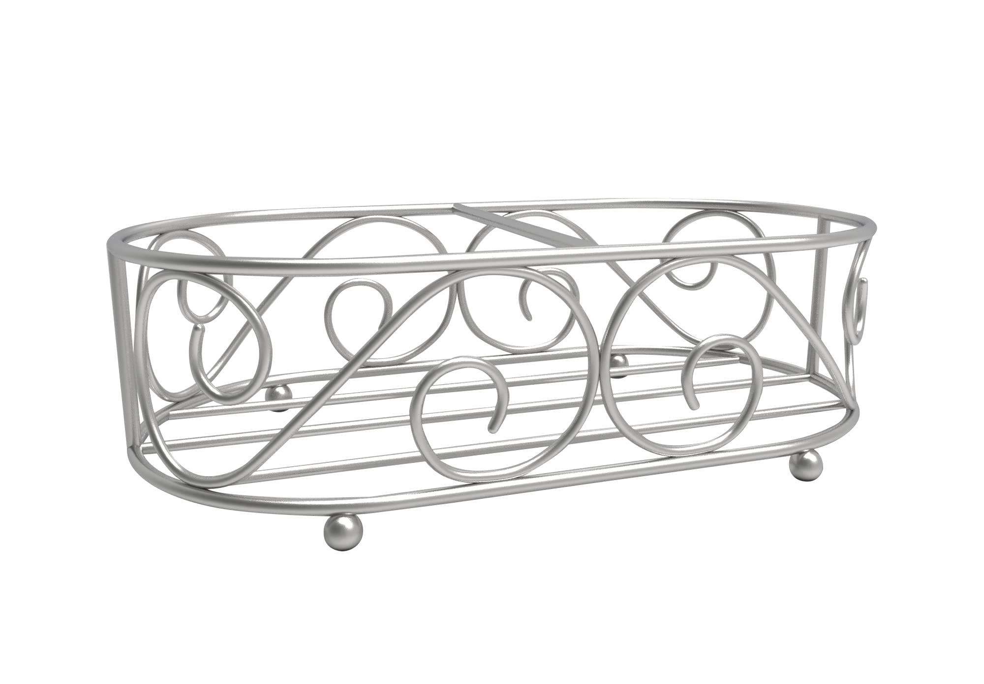 Wire Caddy Organizer for Soap Lotion Bottles, Compatible with Regular Mouth Mason Jars, up to 3.5 in max Diameter