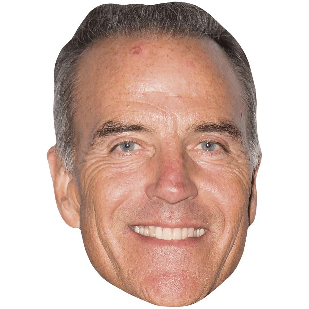 Richard Burgi (Smile) Celebrity Mask, Flat Card Face, Fancy Dress Mask