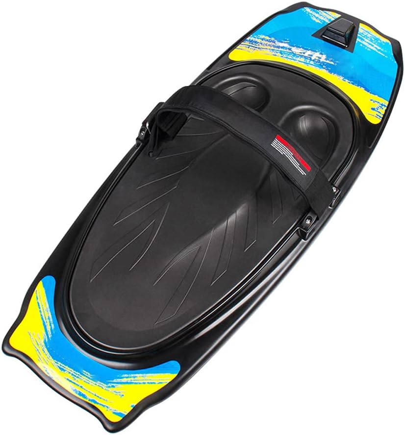 LANGWEI Water Sport Kneeboard for Adults, Wakeboards with Hook and Strap for Boating, Waterboarding, Kneeling Boogie Boarding, Knee Surfing and Sand/Grass/Skiing Board
