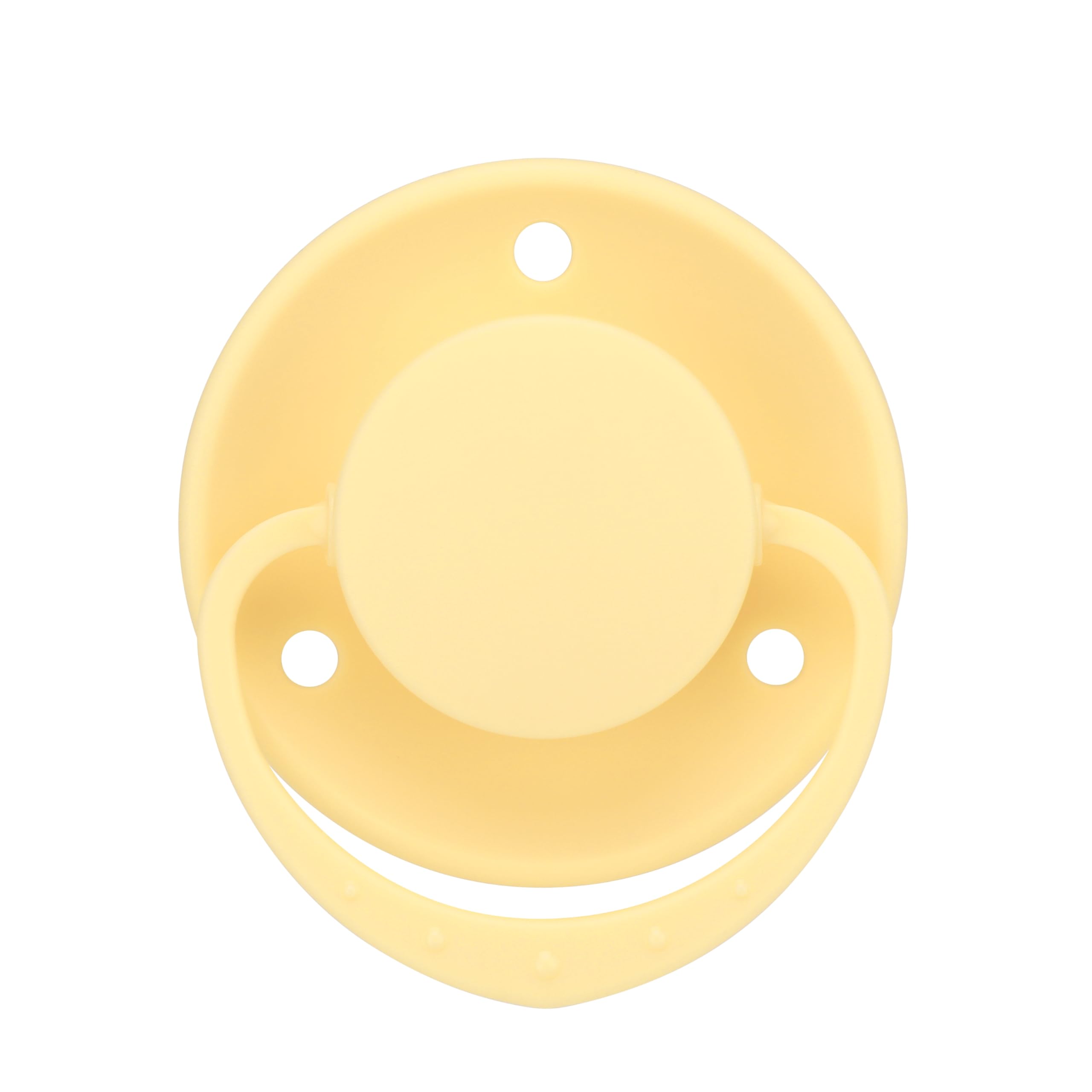Somniumnight Adult Sized Pacifier for Anxiety: Silicone Round Paci Large Teat Replacement for Seleep - Stress Release Biny Taken Apart and Re-Assembled Gift Idea Yellow