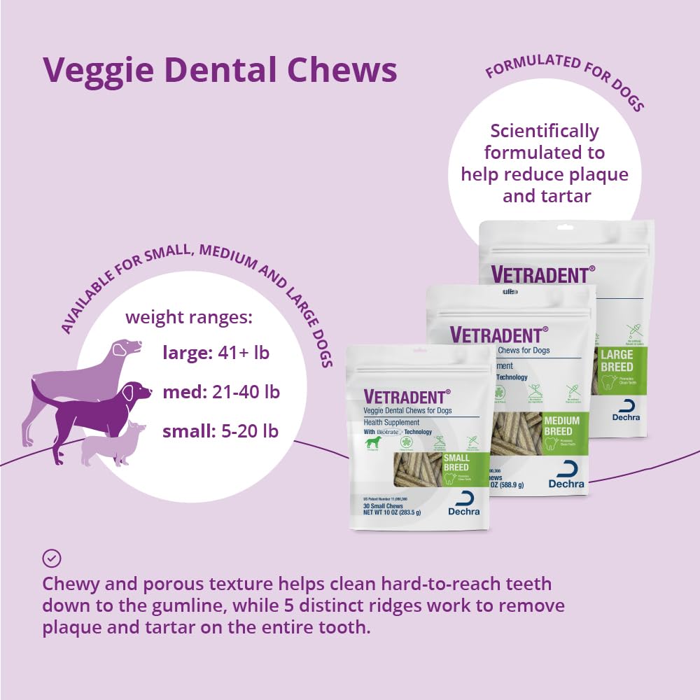 Vetradent&reg; Veggie Dental Chews for Small Dogs - image 3