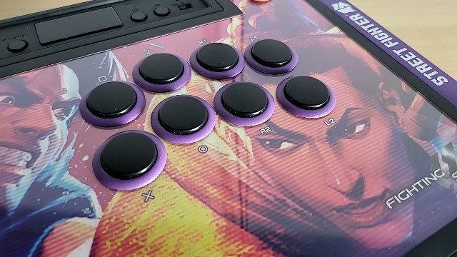 Controle com fio para jogos de Luta Hori ALPHA Edição Street