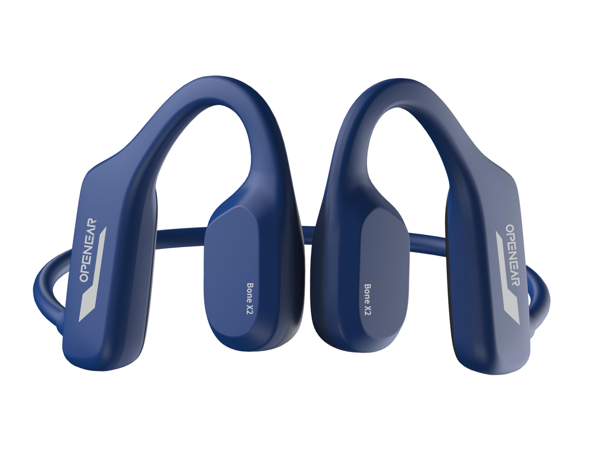 Open Ear Bone X2 Bezprzewodowy zestaw słuchawkowy sportowy z przewodnictwem kostnym z wbudowanym mikrofonem, normy CE, blutetooth 5.4, wodoszczelność IP68, wbudowana pamięć RAM 8 GB, całkowicie