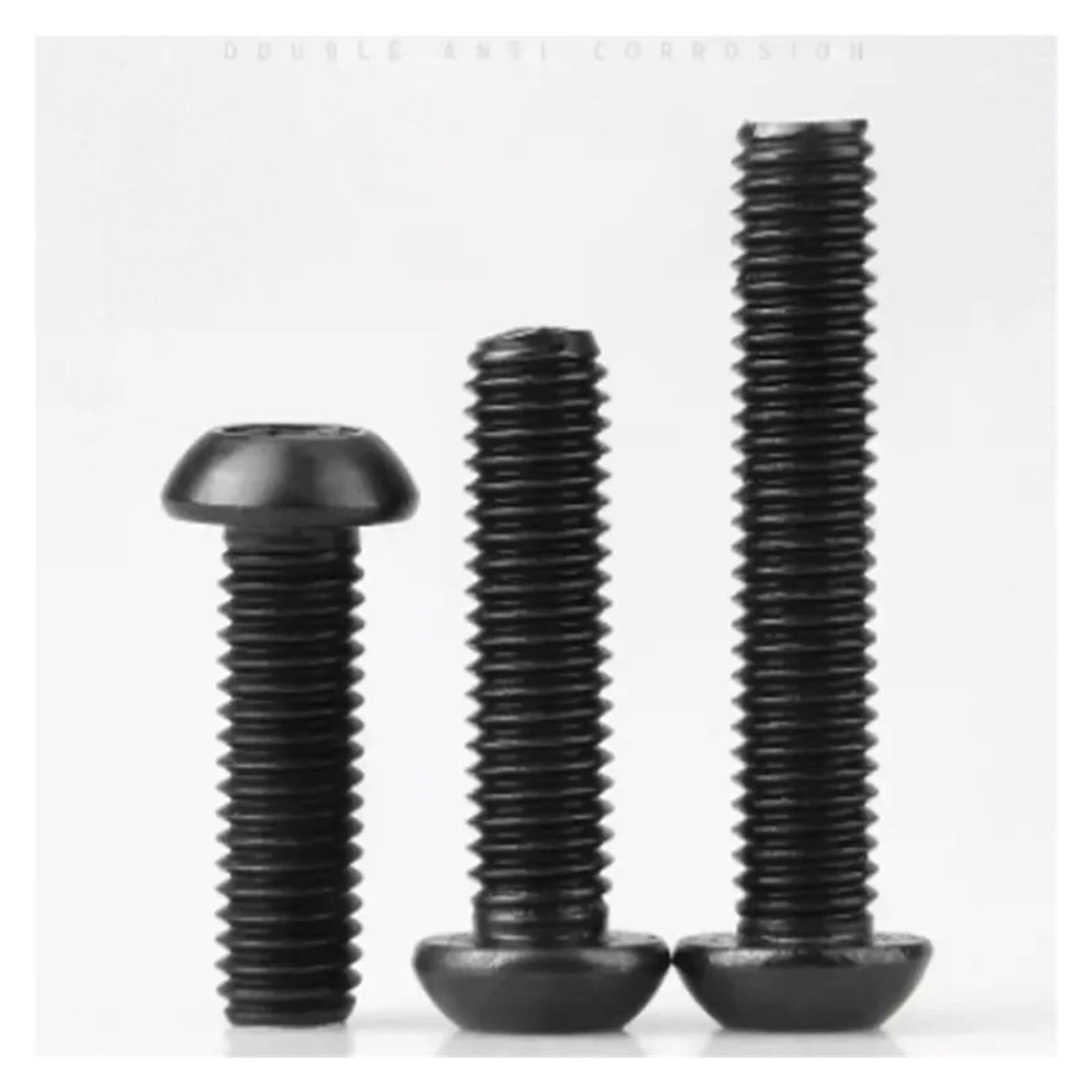 5~50 Pezzi M3 M4 M5 M6 M8 Vite a Testa bombata Torx in Acciaio Inossidabile con Sei lobi Neri, antifurto, antimanomissione, di Sicurezza(M4x6 20pcs)