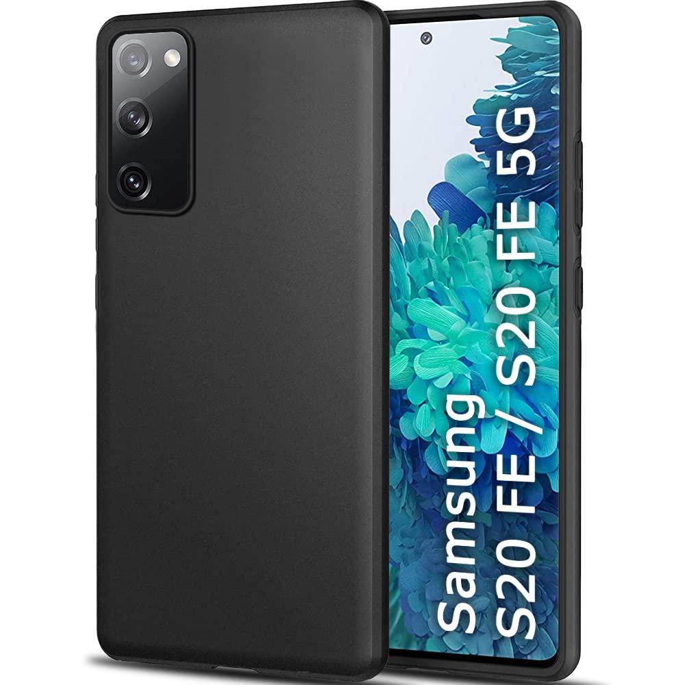 TheGiftKart Sleek Back Cover Case for Samsung Galaxy S20 FE / S20 FE 5G | Slim Fit Protective Design | Ultra Matte Finish | Camera Protection | Soft Silicon Back Cover for Samsung S20 FE (TPU | Black) (B0BN8PB6G5) Amazon Price History, Amazon Price Tracker