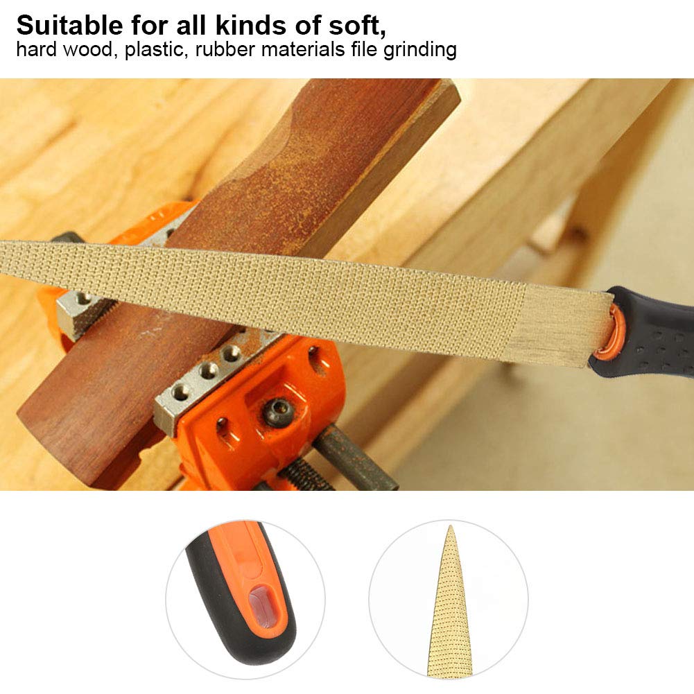 Escofina para Madera, Lima para Carpintería, Acero Al Carbono, Carpintería Dorada, Lima de Doble Cara, Cortador Manual de Madera Dura, Herramienta para Madera, Dientes Finos (8