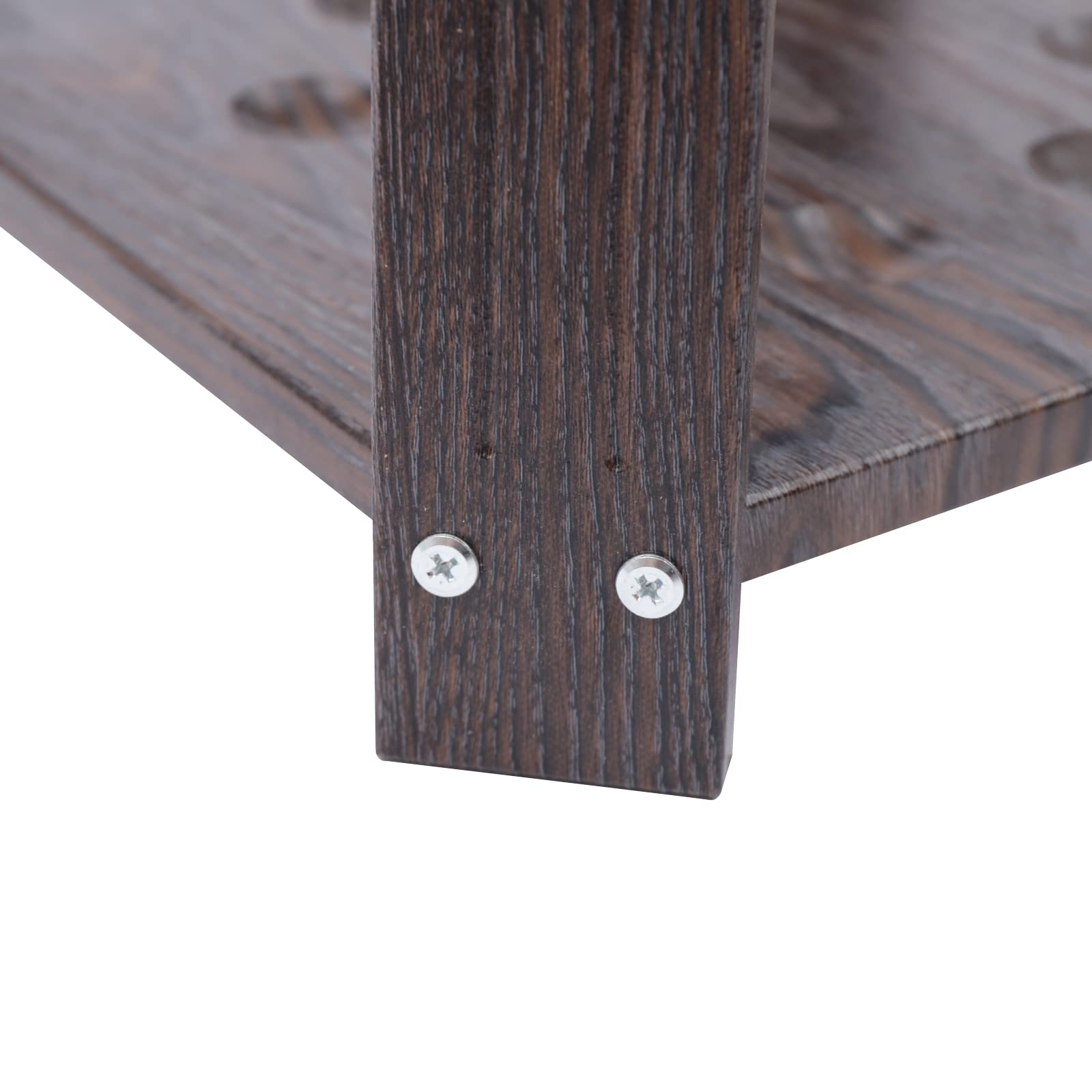 Soporte para taco de pared con 8 agujeros, para billar, taco de piscina, soporte de pared, montaje en el suelo, para tacos de billar, varios agujeros, para escuelas, hogares, retro, madera,
