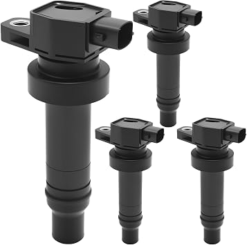 Hoypeyfiy 4pcs 27301-2B010 Ignition Coil Replacement for Hyundai Accent IV Replacement for Hyundai Elantra V Replacement for Kia Carens III Replacement for Kia Cee'd JD